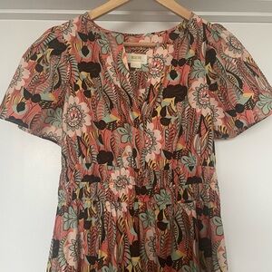 The Somerset floral tiered maxi dress